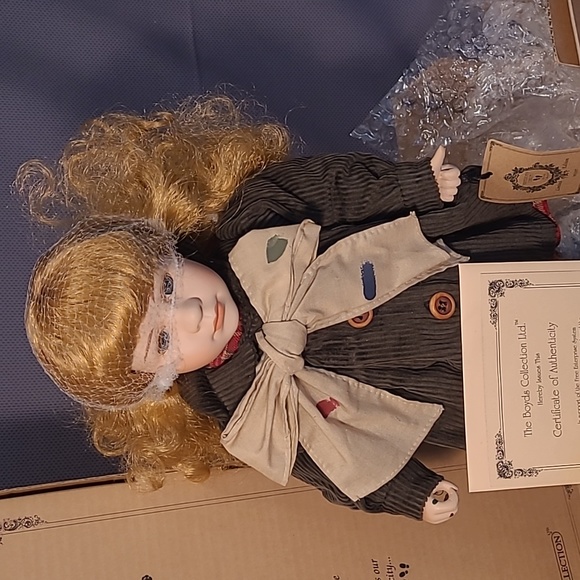 Boyds Yesterdays' Child Limited Edition Anne & Rockwell The Masterpiece Doll - Picture 3 of 8